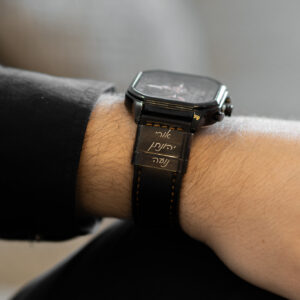 שעון יד לגבר דגם BLACK ELN